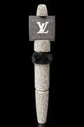 LV Designer Rhinestone Pen